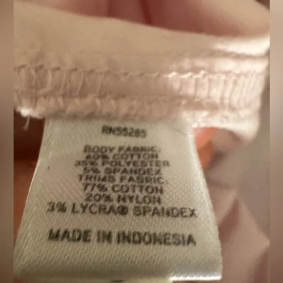 Express Pale Pink Fitted Notched Collar Fitted  Button Down Shirt Size Small - Picture 8 of 8